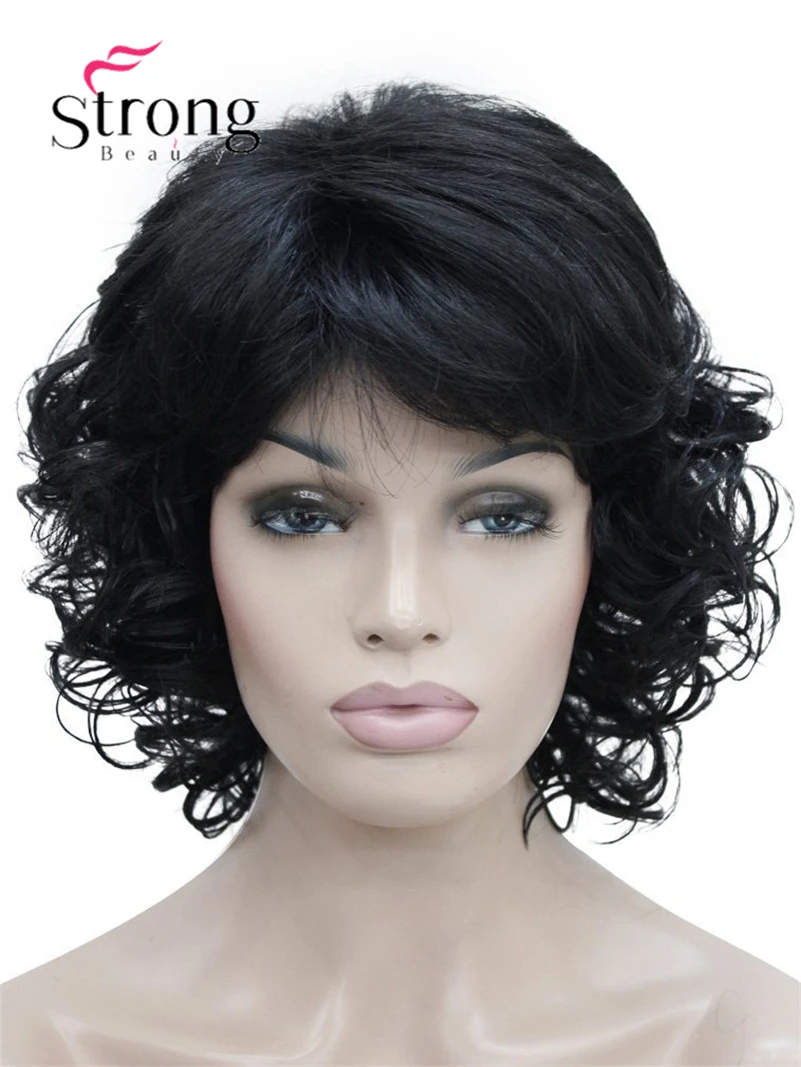 Women's Short Curly Heat Resistant Synthetic Auburn Hair Wigs COLOUR CHOICES
