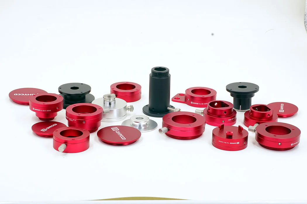 QHYCCD POLEMASTER Adapterring für CGEM EQ6 Tak AP900 AVX MX AT HEQ5 EM11 IEQ30 IEQ45 SXD2 SX-4 EM200 EQ8 NJP G11 EM400 – Detail 1