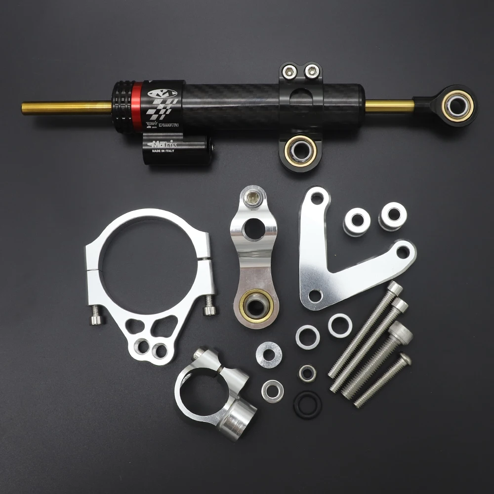 

For Ducati 848 2008 2009 2010 CNC Motorcycle Steering Damper Stabilize Bracket Mounting Kit Support