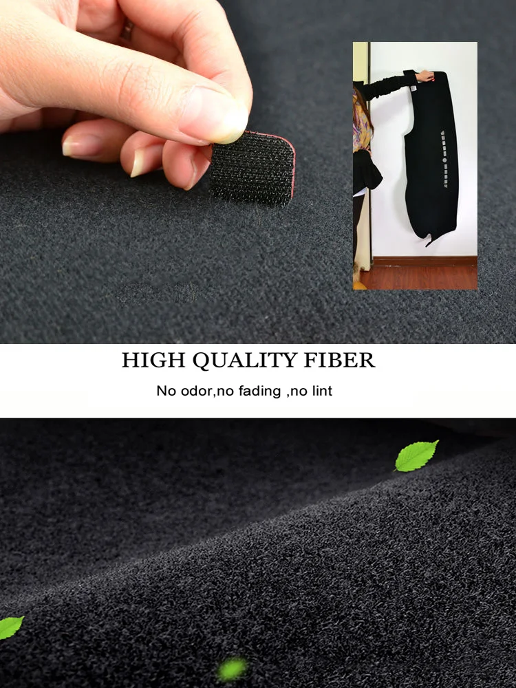 สําหรับ Geely LC CROSS PANDA GX2 EMOtion อุปกรณ์เสริมแดชบอร์ดฝาครอบแผง Dash MAT Anti-SLIP Anti-Dirt PROOF Dashmat Pad