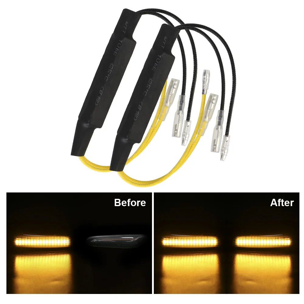12V Coder Decoder For Motorcycle Turn Signal Lights Flashing Indicator Taillights Brake Stop Lamps Dirt Pit Bike Accessories