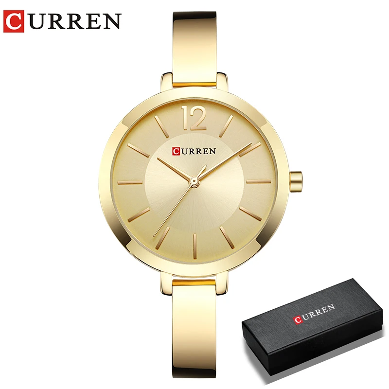 Women Watches Top Brand Luxury CURREN 9012 Quartz Women Watches Casual Fashion Ladies Wrist Watch Lady Clock relogio feminino