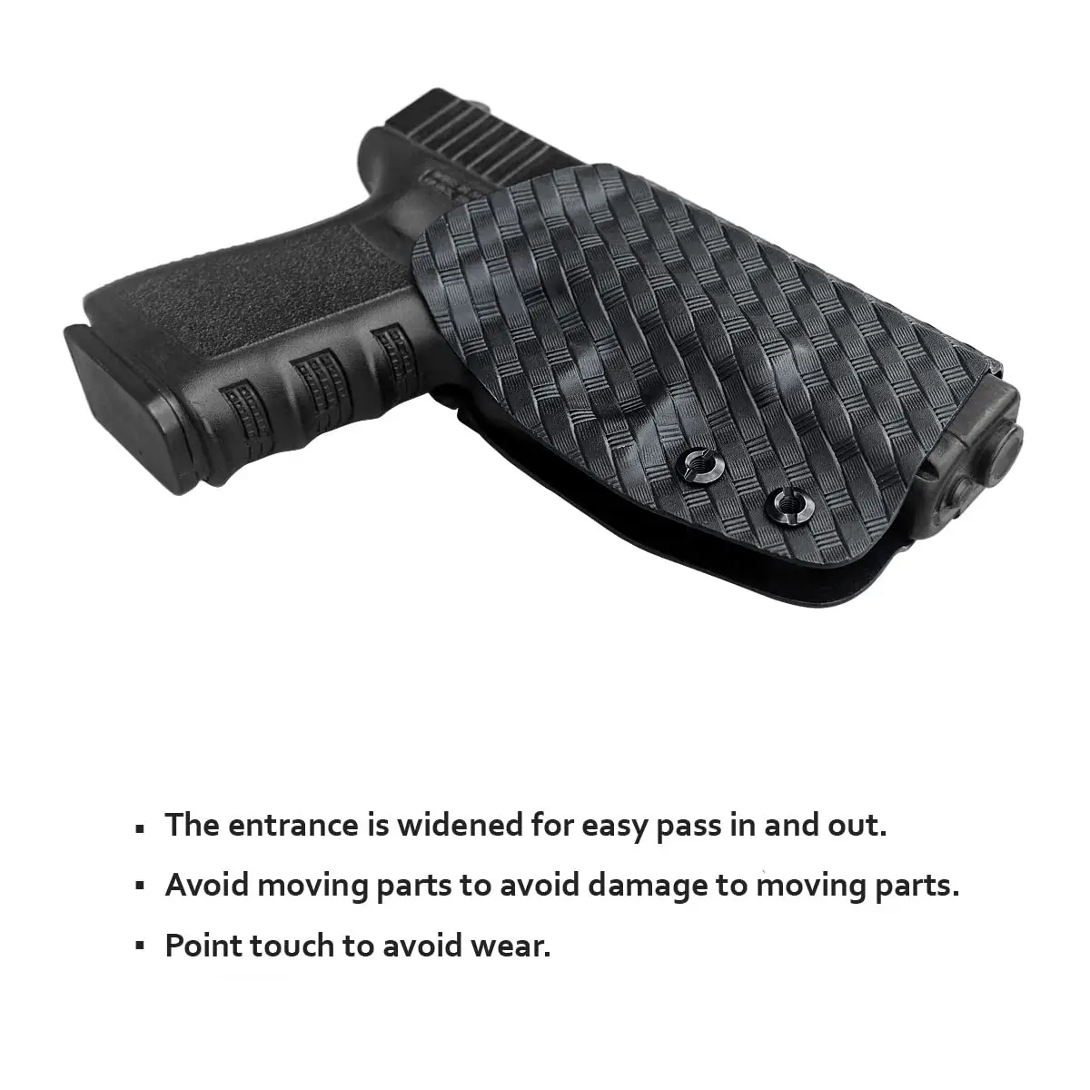 Imagem -04 - Owb Kydex Coldre Apto para Glock 19 Glock 17 19x44 45 Glock 17 Glock 26 Gen 15 22 23 25 27 31