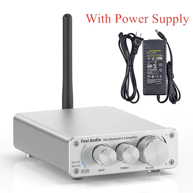 Fosi Audio BT10A 50W2 Bluetooth 5.0 Stereo Amp