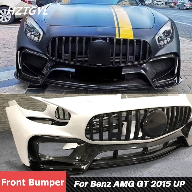 IP Style Carbon Fiber Or FRP Material Front Bumper For Mercedes Benz AMG GT GTC GTS 2015-2019