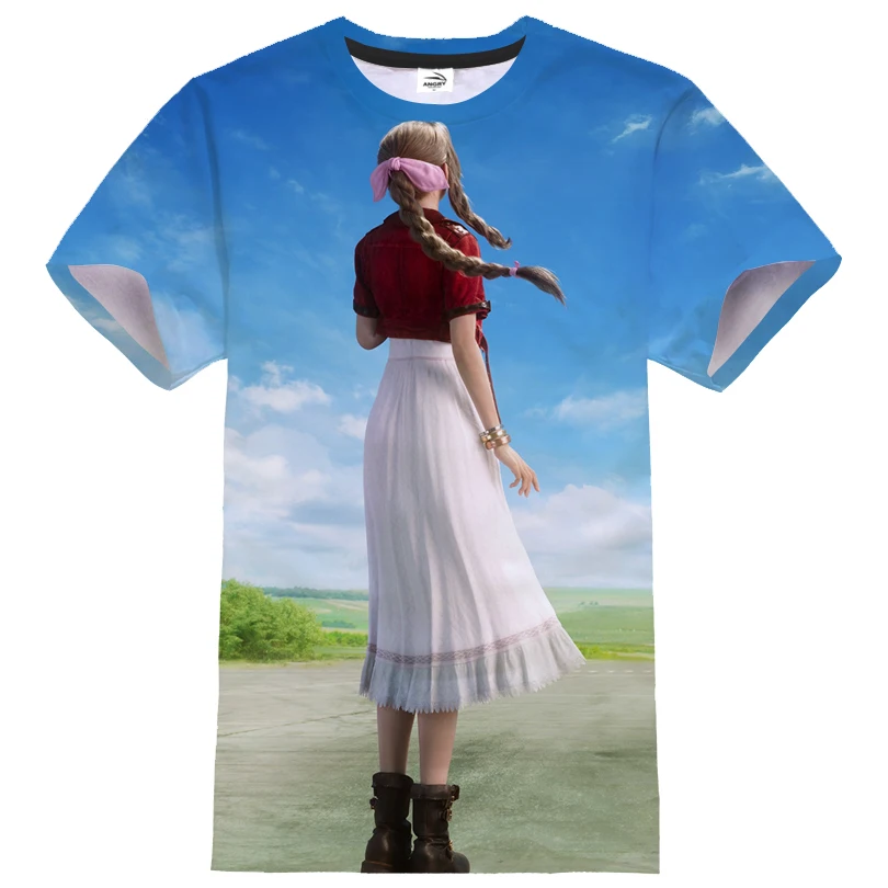 T-shirt imprimé 3D Final Nette VII pour hommes et femmes, Streetwear Anime Game, T-shirt Hip Hop, T-shirt de sport décontracté, T-shirt unisexe à la