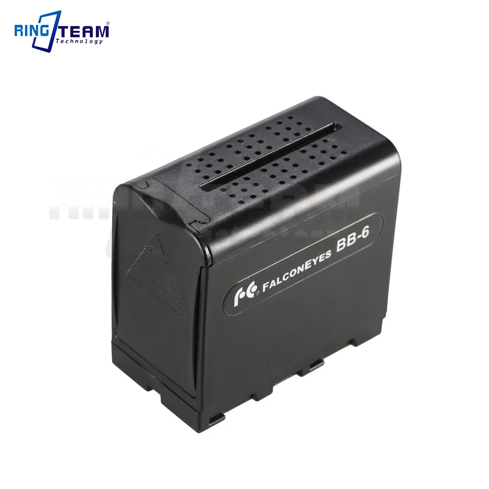 BB-6 Falcon Eyes 6Pcs AA Battery Container Case Replace NP-F970 NP F970 NPF970 Fit LED VIDEO LIGHT Lamp Monitor Panel