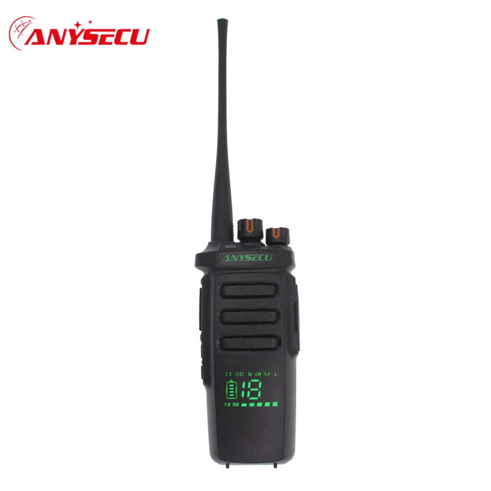 ANYSECU AC-215R Ham Radio UHF 400-480MHz Anysecu Walkie Talkie Group Call Ham Radio Hidden screen UHF Transceiver 16 Channels