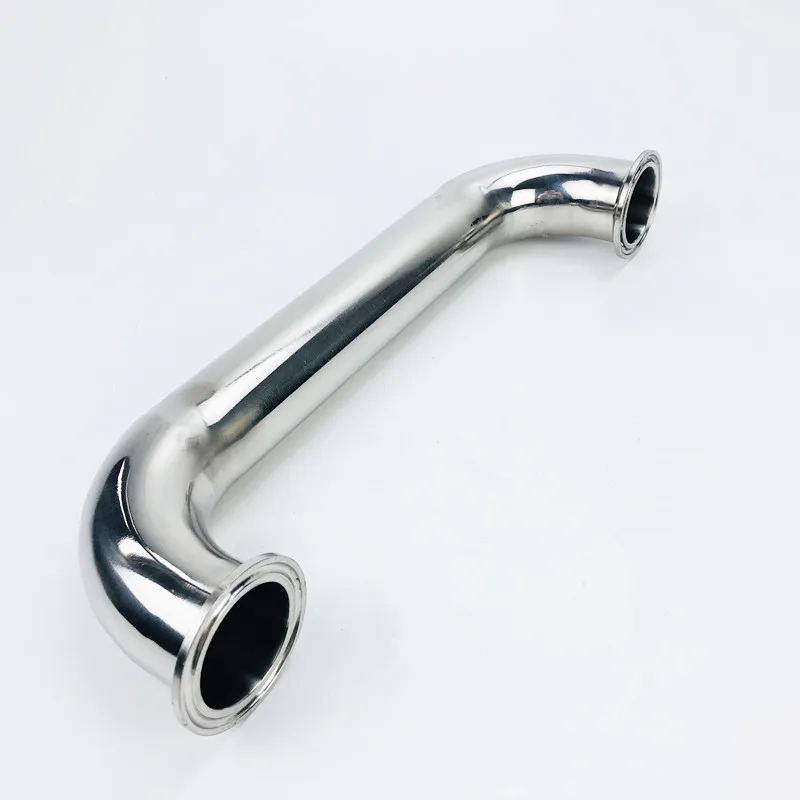 Free Shipping Tri-clamp 1.5''(38mm) OD50.5mm,  180 degree bend pipe ,Stainless Steel304