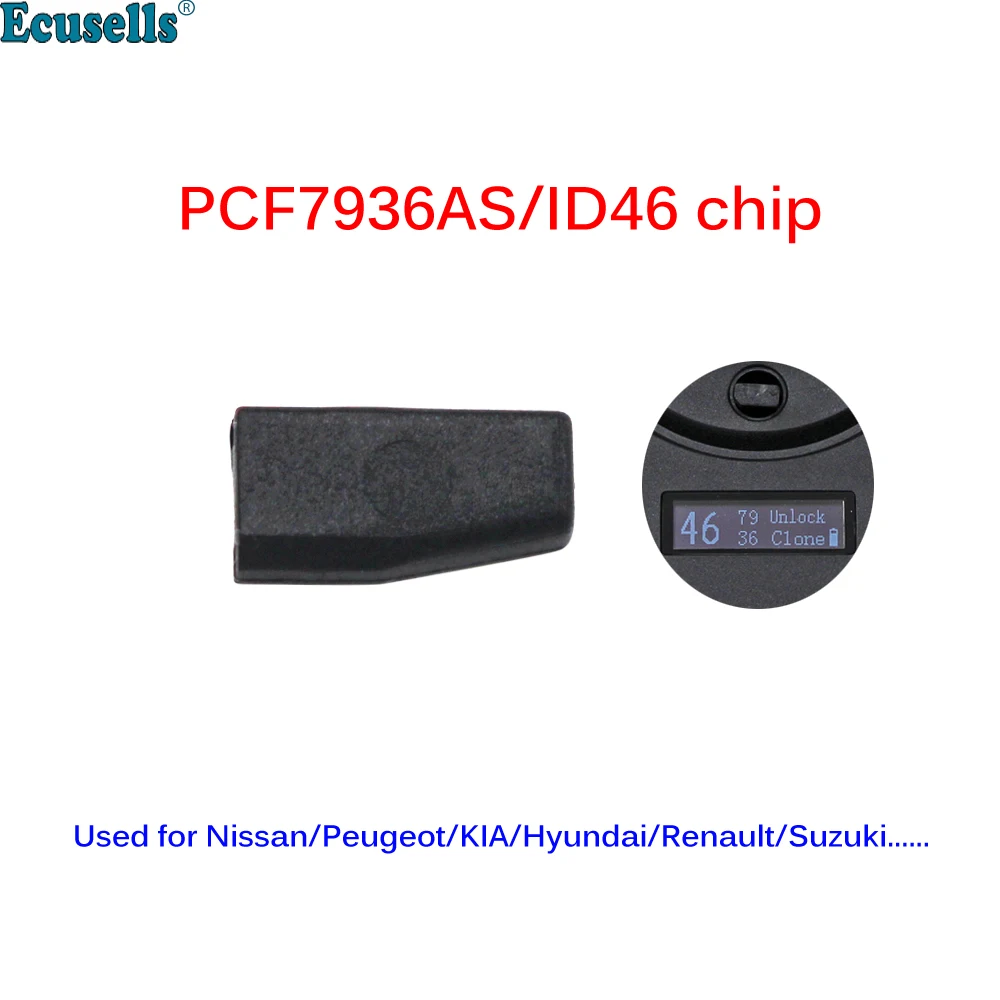 

High Quality PCF7936AA PCF7936AS ID46 Car Key Transponder Chip for Nissan/Peugeot/KIA/Hyundai/Renault/Suzuki