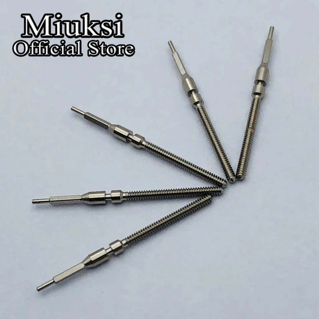 Miuksi stainless steel crown kit Miyota 8200 8205 8215 821A movement winding stem