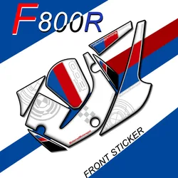 New sale Front Fairing Motorcycle Number Board 3D Gel Protector stickers decals for BMW F800R 2009 - 2014 f800 r