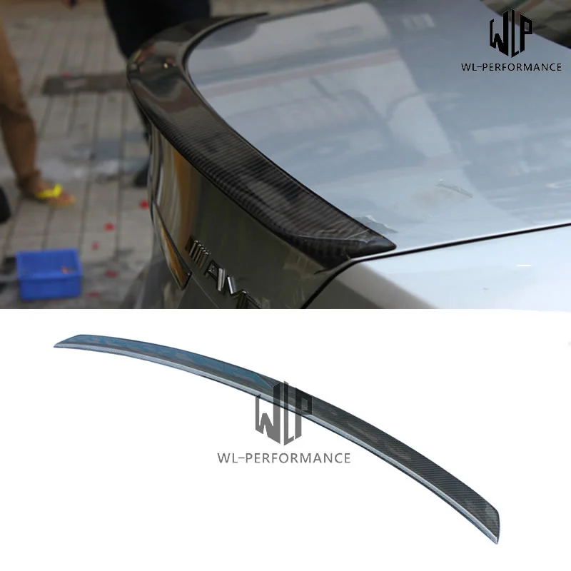 W204 High Quality Carbon Fiber Rear Spoiler Car Styling for Mercedes-benz c Class W204 Amg Style Car Body Kit 2007-2014