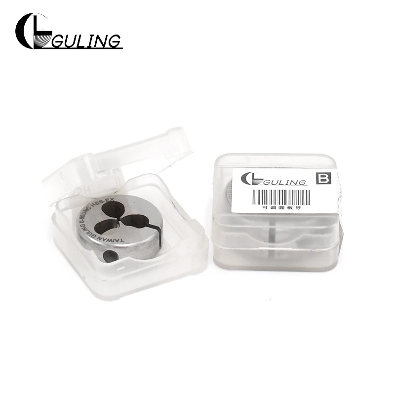 GULING 1PCS Round Die Tap Threading  Fine thread Right Hand Thread HSSE Dies Tool M1.8~M20