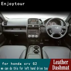 For Honda Crv Cr-v G2 2002 2003 2004 2005 2006 Leather Dashmat Dashboard Cover Pad Dash Mat Carpet Car Styling Accessories RHD