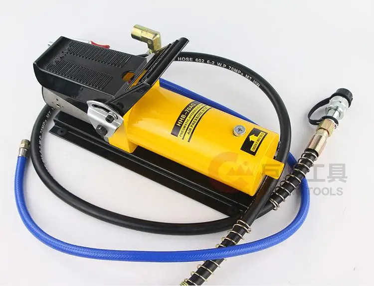 Bomba de Pedal de pie hidráulica de aire, 10,000PSI, máquinas de marco de carrocería automática, neumáticas