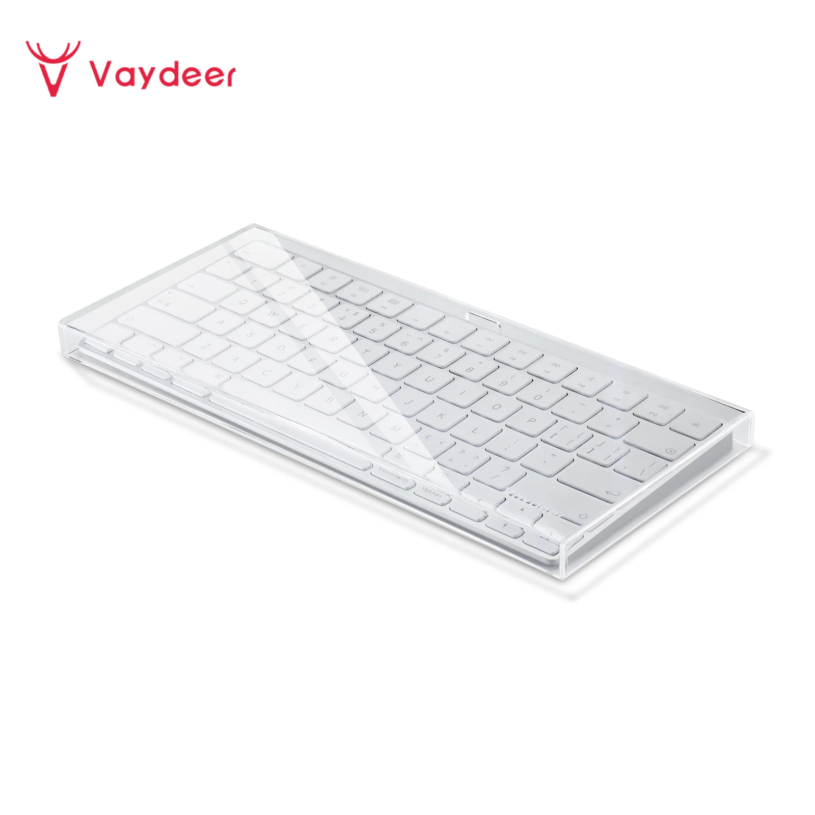 capa para teclado acrilico transparente vamcervo resistente a prova de respingos duravel para teclado magico da apple 01