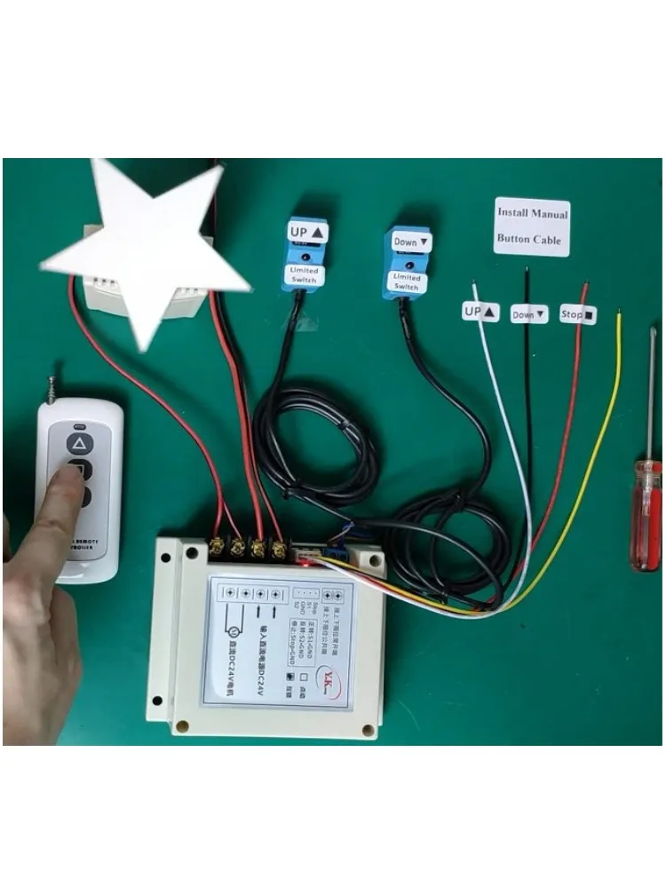 Proximity switch NO Normally Open Limited Switch Sensor Switch DC 2 Cable Inductive Proximity Limited switch motor up down stop