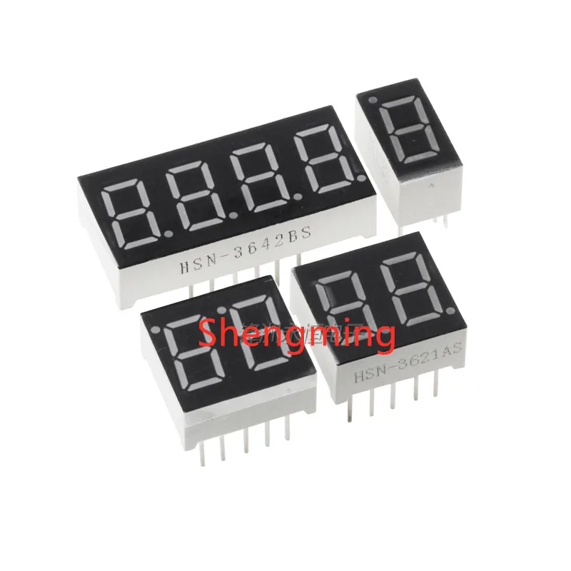 10PCS 0.36 inch 1 2 3 4 digit Red Led display 7 segment Common Cathode Anode