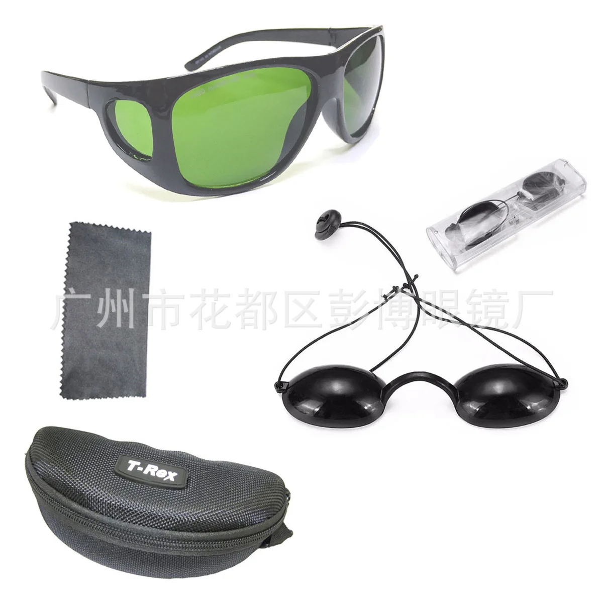 Green Color Anti 200-0nm Beauty IPL Goggles Laser Protective Glasses Labor Safety Industrial Glasses