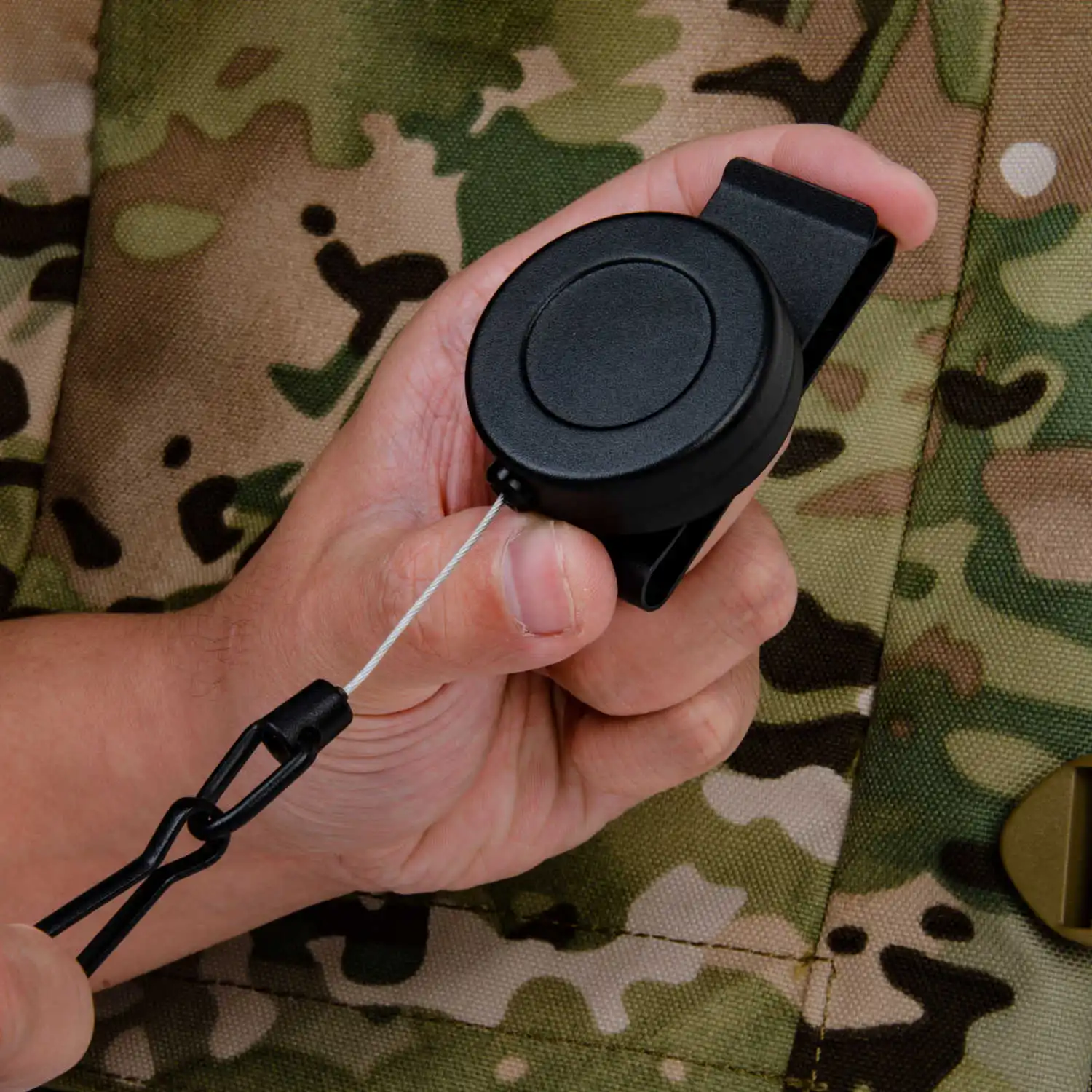 Soft Steel Retractable Rotary Pistol Sling Special Safety Rope Revolver Holster Tactical Hunting Accessories - Image 2