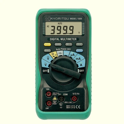 

KYORITSU 1009 DIGITAL MULTIMETER TRUE RMS 600V AC/DC VOLTAGE MULTIMETER