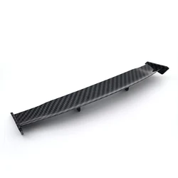 Universal Carbon Fiber Look Mini Small Wing Rear Tail Spoiler ABS Plastic Decoration