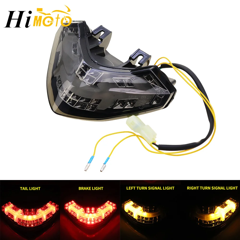 Fit For Ducait Multistrada 1200 1200S 2010 2011 2012 2013 2014 Motorcycle Tail Light Rear Brake Turn Signal Integrated LED Light