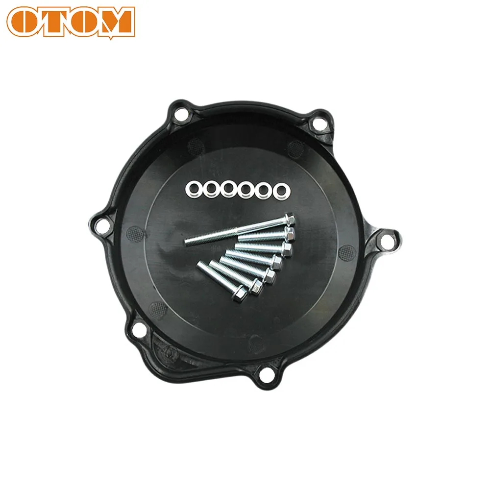 OTOM Motorcycle Clutch Protection Cover With Install Bolts Nut For HONDA CRF250R CRF 250R 2010 2013-2017 Motocross Engine Guard