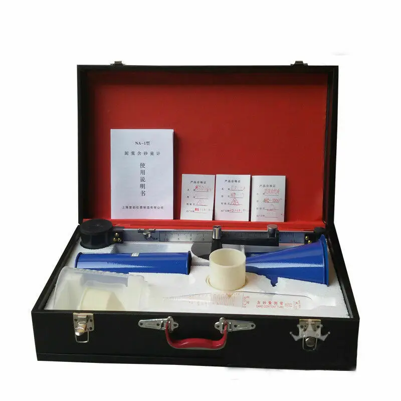 Three-piece mud tester hydrometer viscometer sand content meter Sand Content Kit mud hydrometer mud viscosimeter