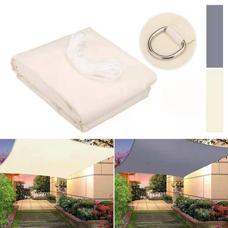 Imagem -04 - Vela de Sombra Retangular para Jardim ao ar Livre Piscina Sun Canopy Impermeável Sunshade Net Várias Cores Disponíveis m 1.8m