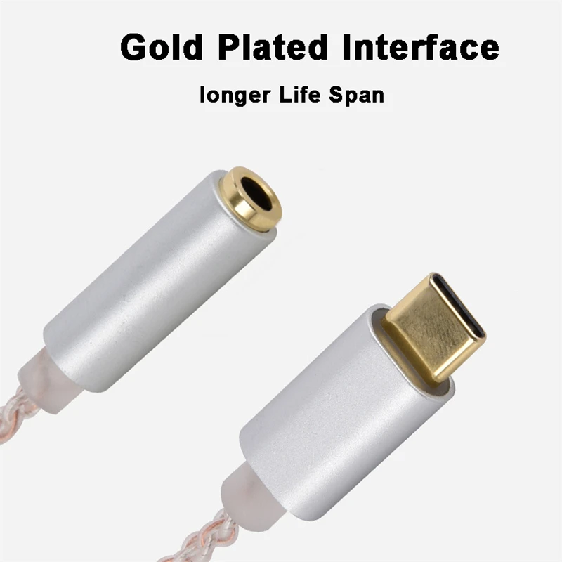 Amplificador de fone de ouvido alc5686 dac usb tipo c para 3.5mm jack adaptador de áudio de fone de ouvido 32bit 384khz decodificador digital aux conversor de alta fidelidade