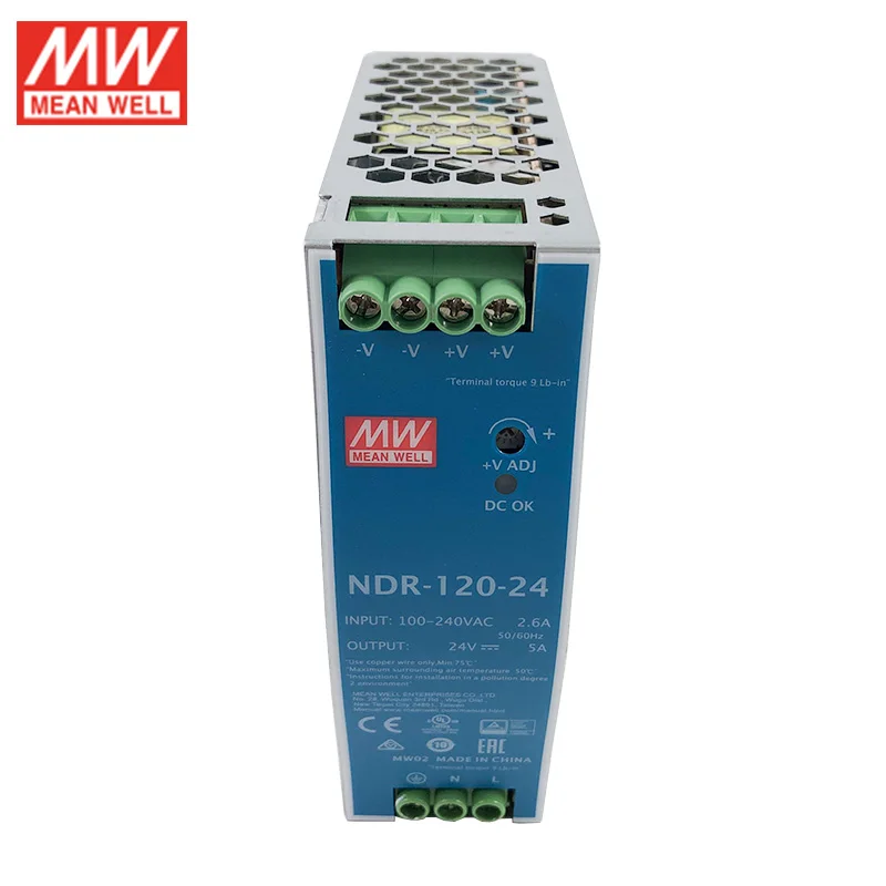 24V DC Güç Kaynağı Nedir ve Neden MEAN WELL NDR-120-24 Seçilmelidir?