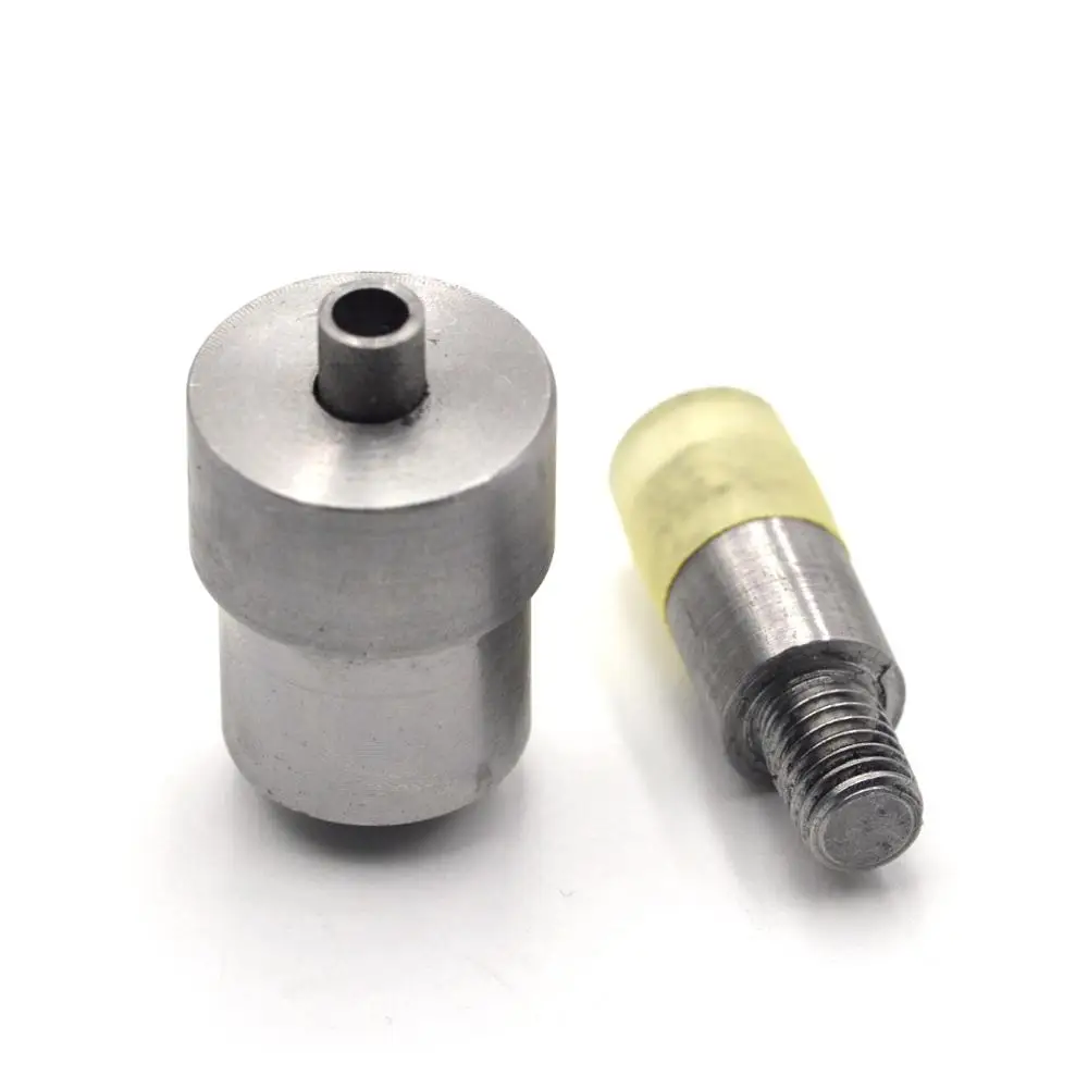 KALASO 1Set Hand Press Die Mould Tool for 6.5x5.5 mm Acrylic Cone Punk Studs Rivets Spikes DIY Craft Supplies