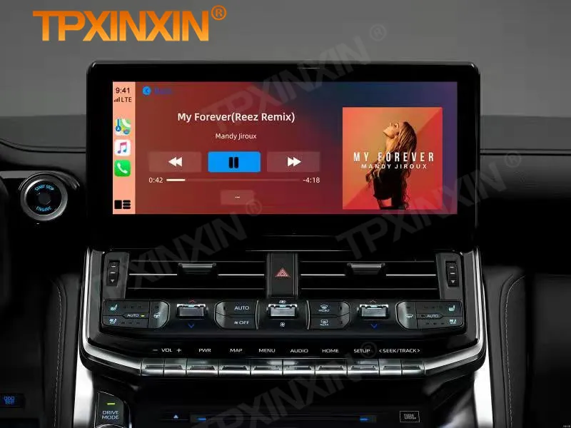 RHD-LHD 12.3 Inch For Toyota Land Cruiser LC300 2021 2022 Multimedia Android 13 4g Auto Car Radio Stereo GPS Receiver Head Unit