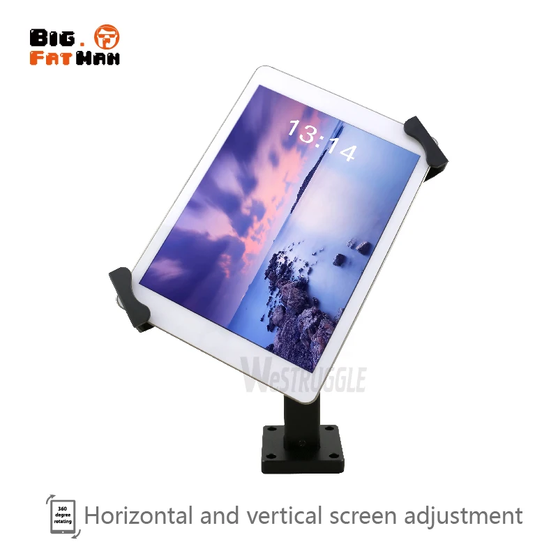 Imagem -06 - Universal Montagem na Parede ou Desktop Tablet pc Anti-roubo com Suporte de Bloqueio de Segurança Display Parafuso Fixação Suporte para 812 Polegada 10.1