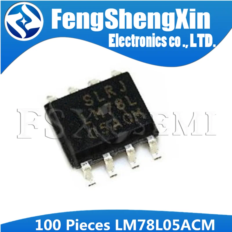 100pcs LM78L05ACM SOP8 78L05 SOP-8 UA78L05ACDR SOP L78L05ACD13TR LM78L05A Series 3-Terminal Positive Regulators IC