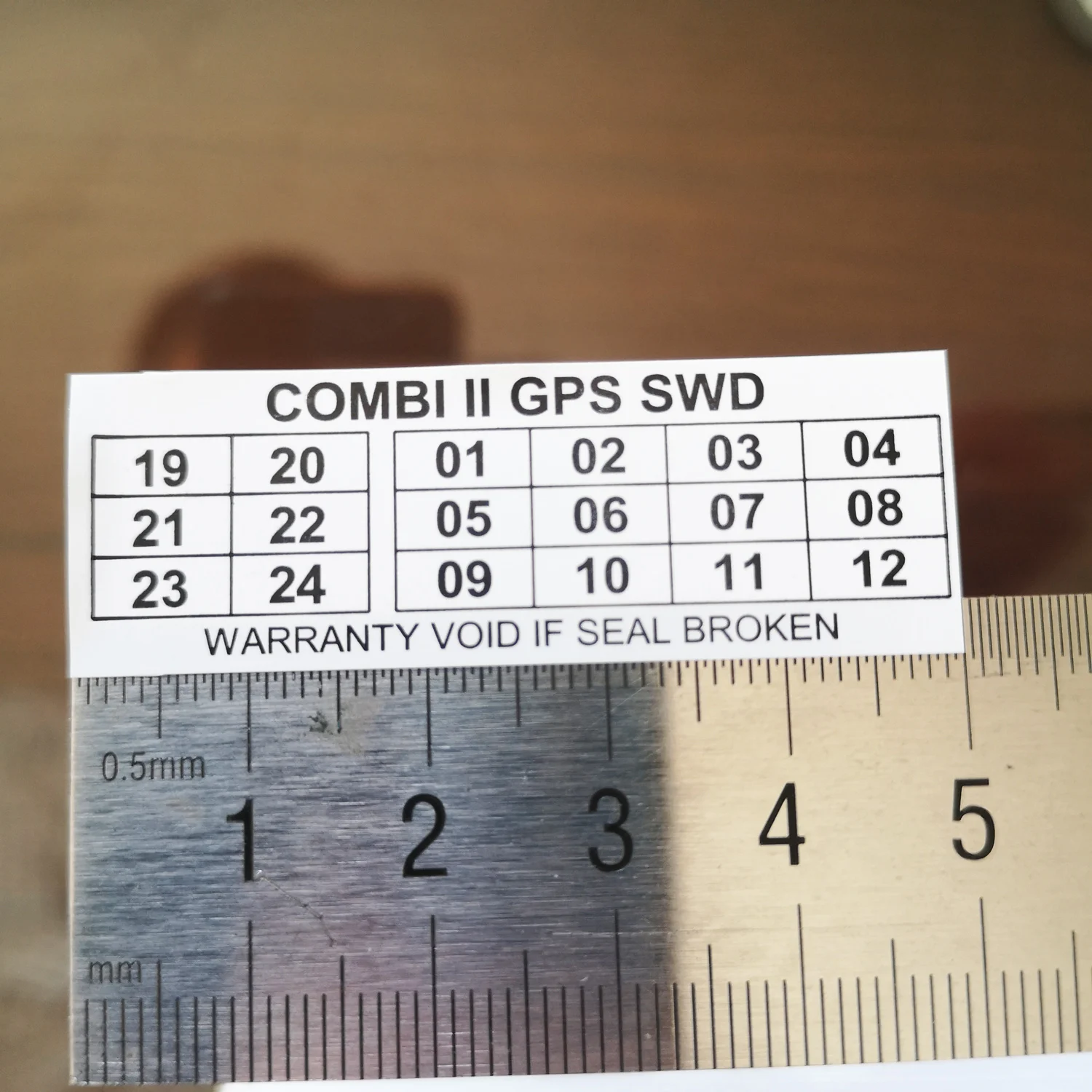 

Custom Order Warranty Void Label Sticker with Years and Months on Destructive Paper Material, Item No. CU111