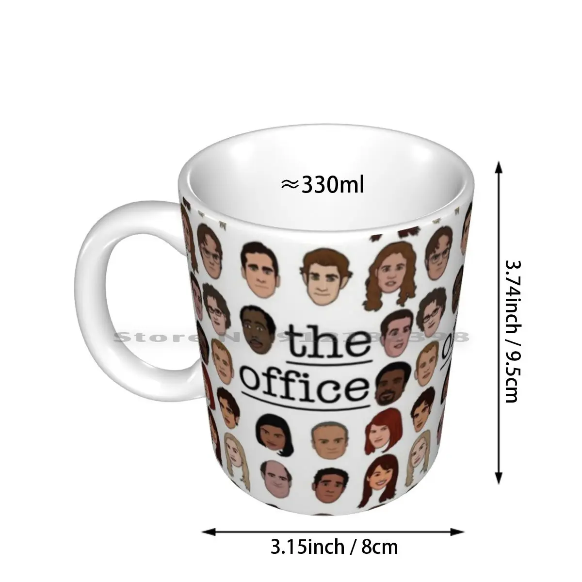 The Office Crew Ceramic Mugs Coffee Cups Milk Tea Mug The Office Office Cast Nbc Tv Michael Michael Dwight Schrute Jim Halpert