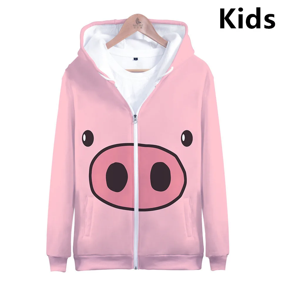 

3 to 14 years kids hoodies Lucky Pig 3D printed hoodie sweatshirt boys girls Cute Pig cosplay jacket coat children clothes