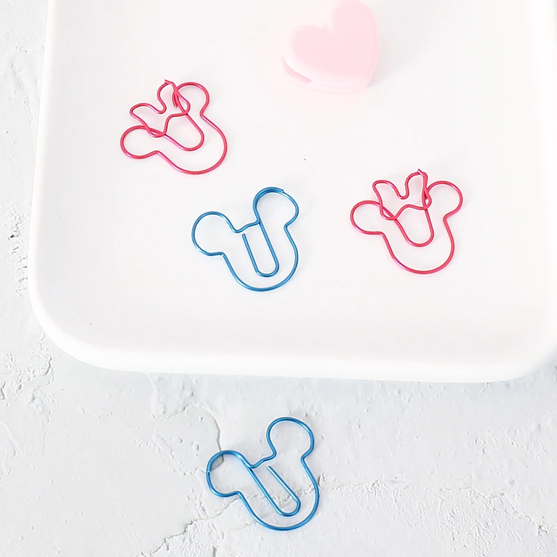 Cute Animal Modeling Bright Color Paper Clip Metal Pin Cartoon Binding Tools Decorative Bookmark Paper Clip Paper Clips Office