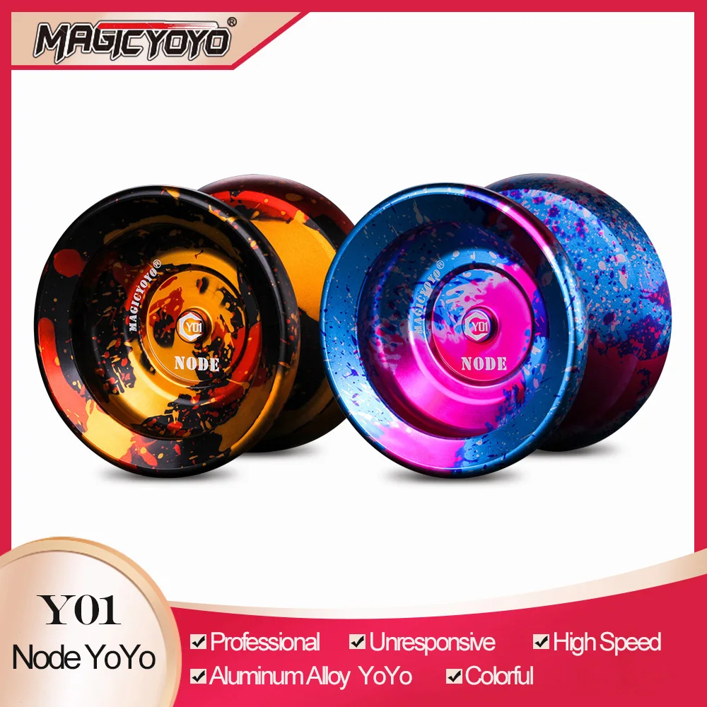 MAGICYOYO Y01 Node Metal Yoyo Ball Unresponsive High Speed Aluminum Alloy Yoyo Ball Toy