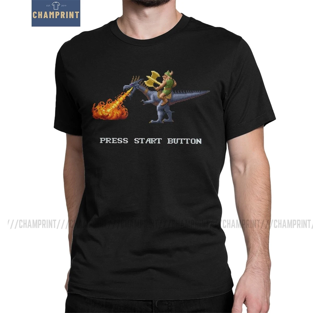 Golden Axe Streets Of Rage T Shirt for Men Cotton T-Shirt Retro Axel Blaze Fighting Game Tees Short Sleeve Clothing Graphic