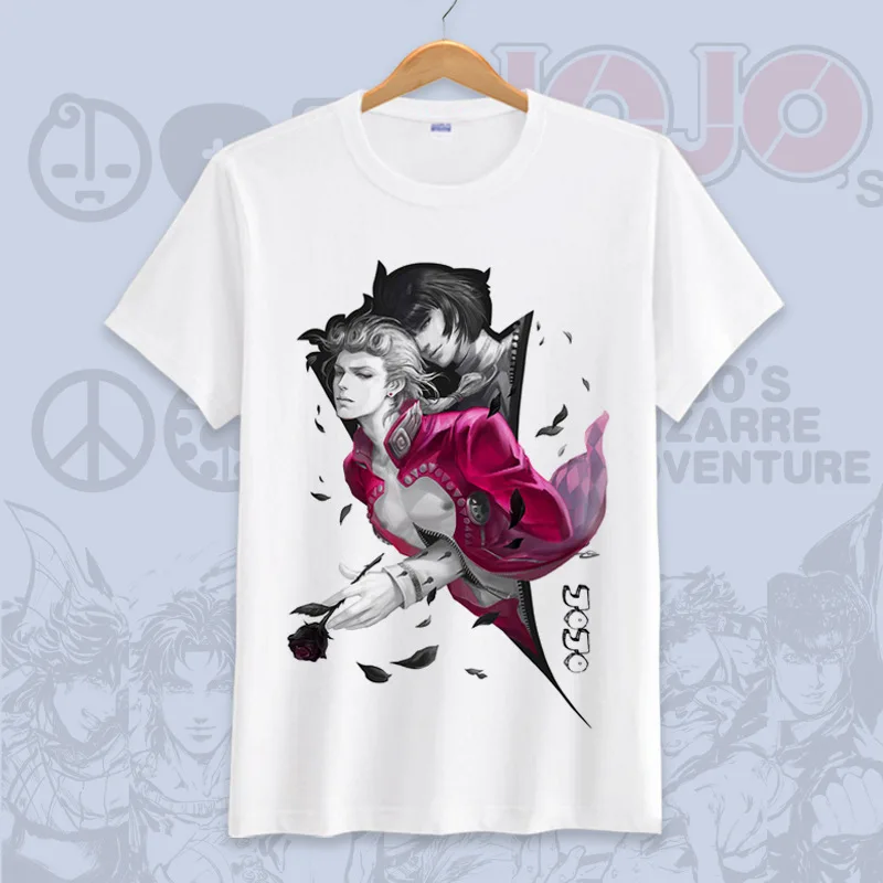JoJo's Bizarre Adventure Women T Shirt Summer Streetwear Harajuku Short  Sleeve Tee Short Modal Couple Clothes Men Tops