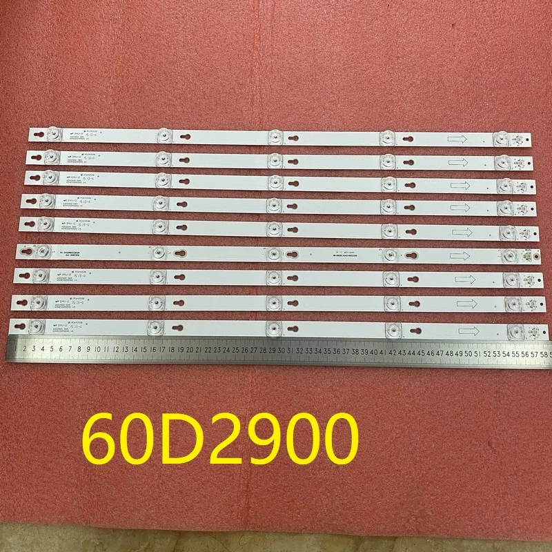 9pcs/set LED Strip for TCL U60P6026 U60P6046 U60P6064 60P20US U60V6026 L60P2-UD 60A730U L60P2-UD L60P2US 60U6700C TOT 60D2900