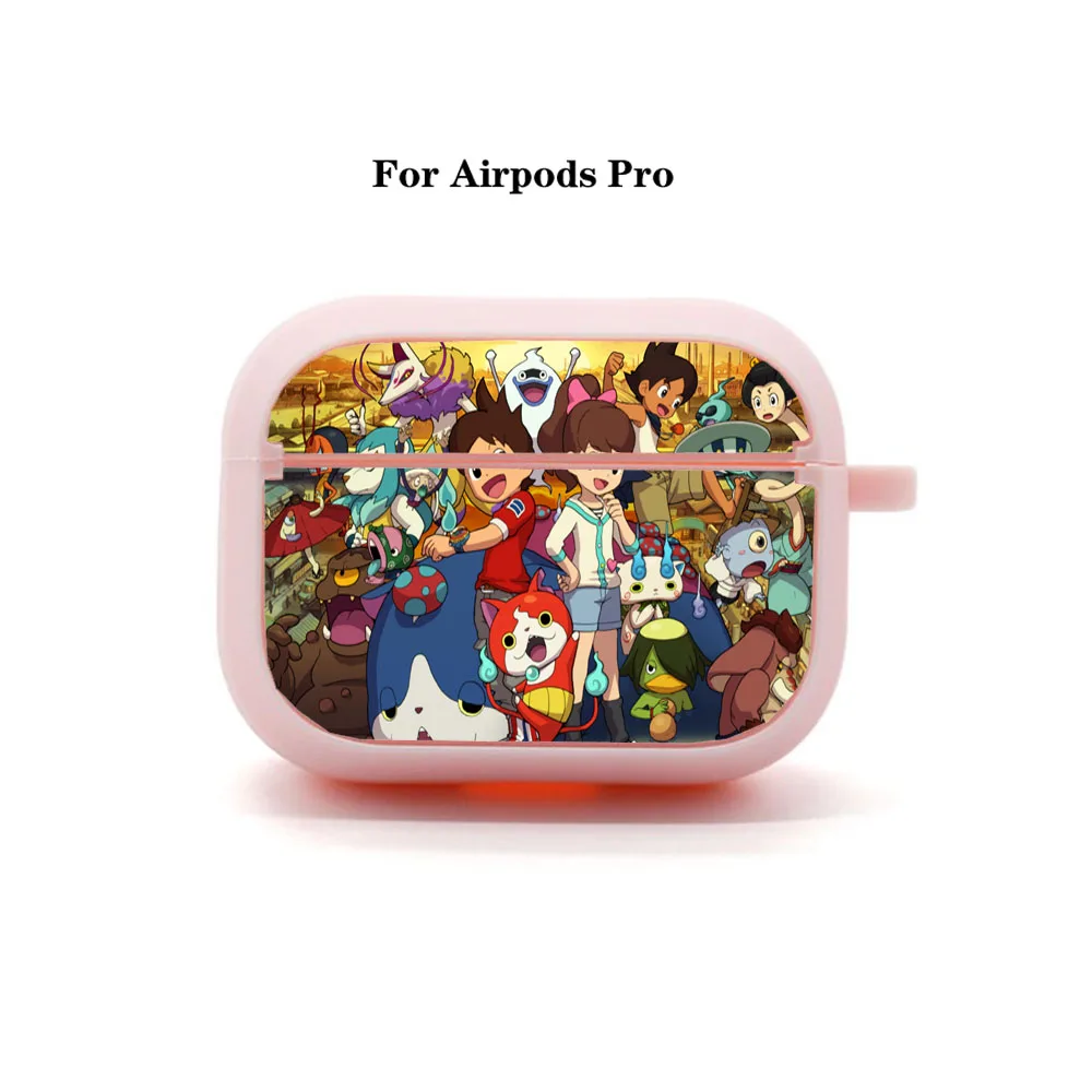 Anime Yo-kai Watch AirPods Pro case Cover Apple AirPods Pro Earphone bag Soft Silicone Bluetooth Protective Earphone Case