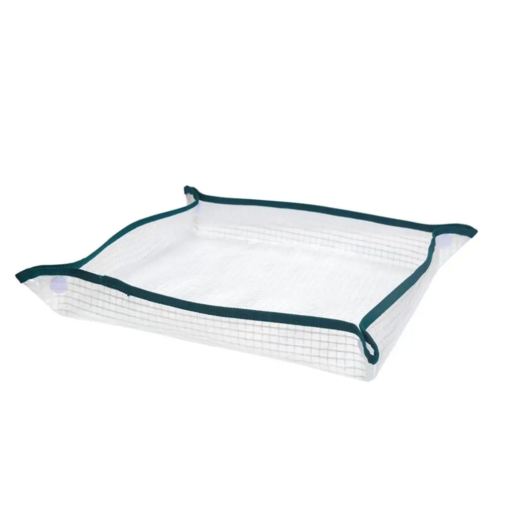 

Repotting Mat Potting Planting Mat Reusable Portable Waterproof Transparent Mesh Flower Cushion for Gardening Potted