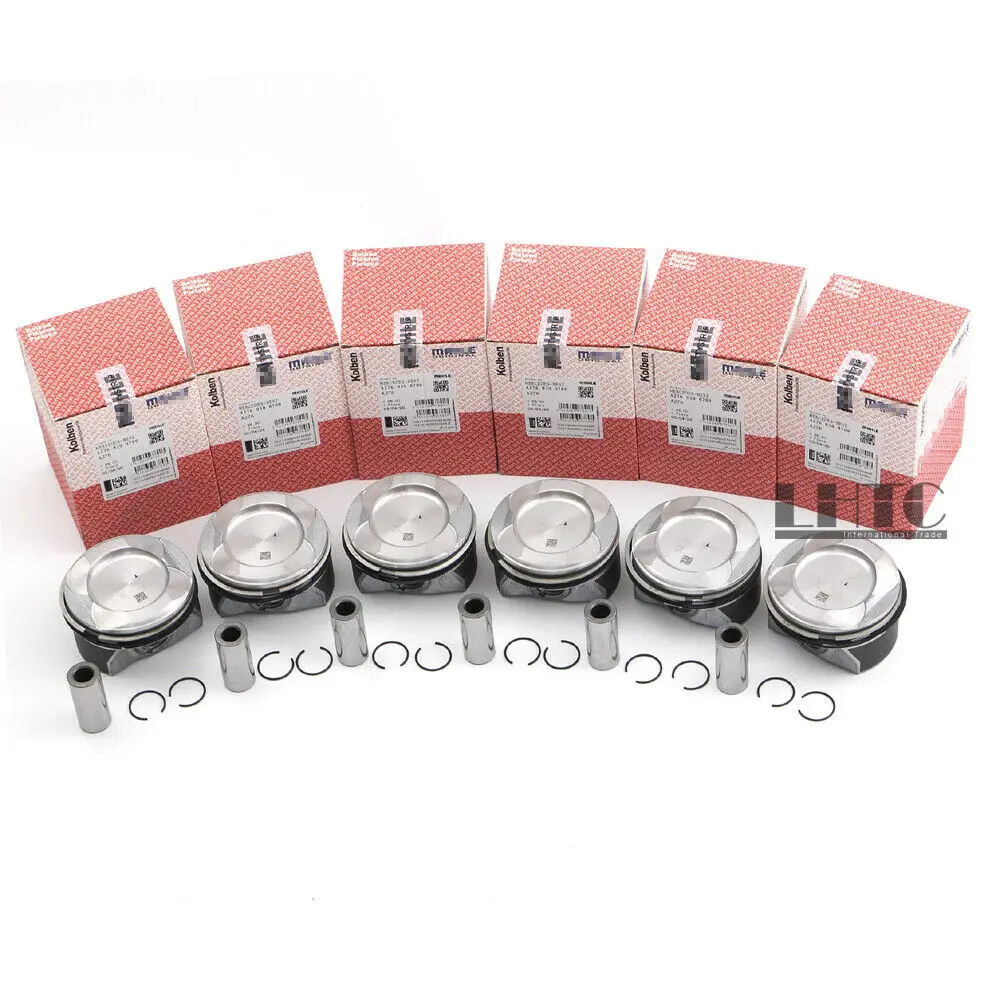 

6pcs Pistons rings set by Mahle Φ88mm For Mercedes-Benz C400 E400 GL400 C43 E43 GLC43 AMG M276 3.0L Turbo V6