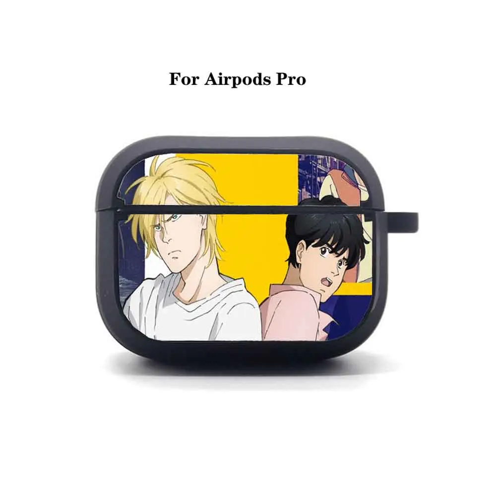 Anime BANANA FISH AirPods Pro case Cover Apple AirPods Pro Earphone bag Soft Silicone Bluetooth Protective Earphone Case