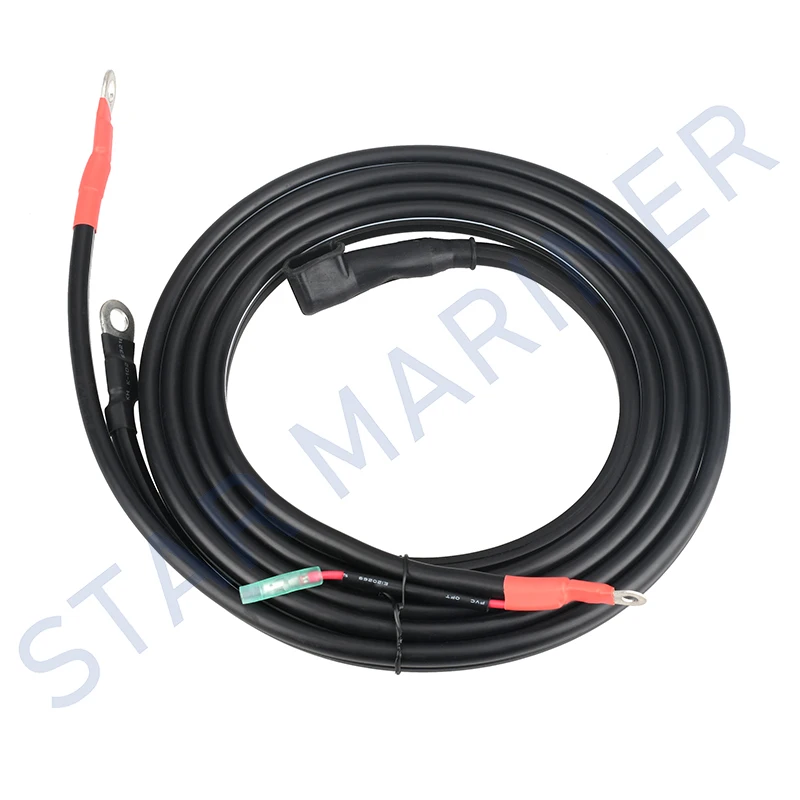 Battery Cable 6H0-82105 For Yamaha Outboare Motor Boat Engine Cable Length: 3.4M 6H0-82105-12 6H082105 6H0-82105-00